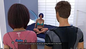 Elsie explores bi-sexual side in stranded space 131