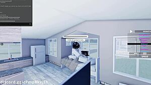 Hey, fucking my hot friend in roblox missionary style 😏