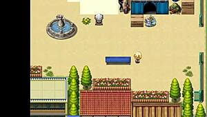 Cute Blonde Fucks In Hentai Game!