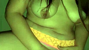 gorgeous teen 18+ latina does striptease undressing huge tits and touches herself till squirting orgasm