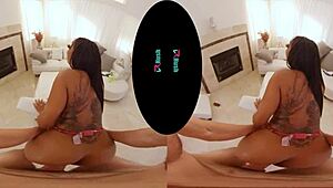 Colombian Vrhush Cali Caliente With Tattoo And Small Tits Riding In POV Missionary