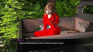 Jhon Fucks Audrey And Lizzie In Dusklight Manor River Scene