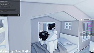 Hey, fucking my hot friend in roblox missionary style 😏