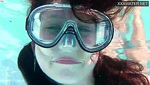 Minnie Manga and Eduard Finish Together in the Swimming Pool