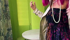 fit cutie rips clothes for tight pussy sex on table