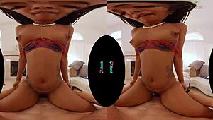 Colombian Vrhush Cali Caliente With Tattoo And Small Tits Riding In POV Missionary