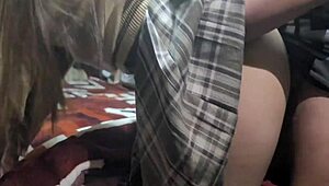 I slipped it in without condom, she left with my cum inside