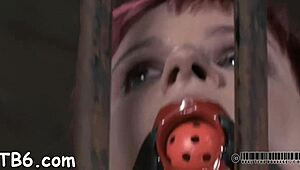 sexy slave delights with blow job