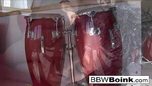 Chubby Black Milf Says, Stuff My Wet Pussy