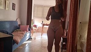Blonde latina with big ass makes personalized video for amateurs