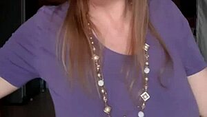 Mariaold shakes her huge bouncing tits for everyone to see