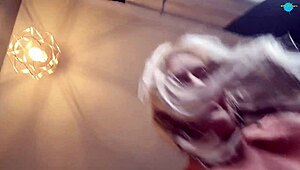 Milf Shows Off Shaved Pussy In Close-Up Homemade Play