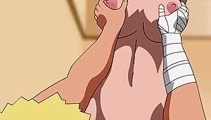 in this naruto parody, sakura gets fucked hard by a monster cock in anime style