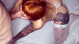 angelical girl sucks cock while twerking and gets cum on ass