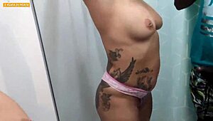 Women Fuck in Store Dressing Room!