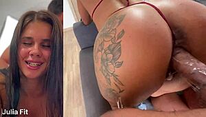 she fucks so hard her pussy leaks cum