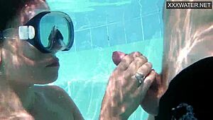 Minnie Manga and Eduard Finish Together in the Swimming Pool