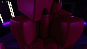 Having Fun with Demon Girlfriend on Valentine's Day in Roblox!