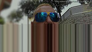 he negotiates a semi-public blow job then pounds her passionately