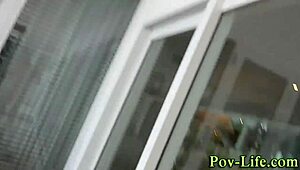 Intense Pussy Pounding for Teen in POV with Monster Cock