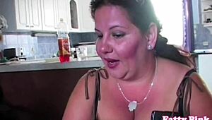 fat mature, wanna see me fuck between these massive tits?