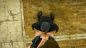 chief engineer myers gives a sucking reward