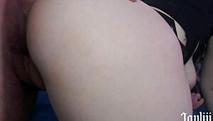 Cum on ass live on cam with joyliii teen bent over doggystyle blowjob