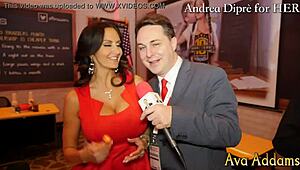 Ava Addams teases with boobs for Andrea Diprè in hot scene