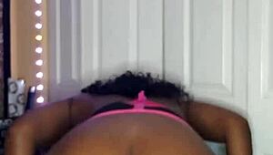 naej ae passionately shows off her big ass