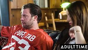 adult time - needy teen 18+ stepdaughter charly summer seduces and begs for stepdads oozing creampie