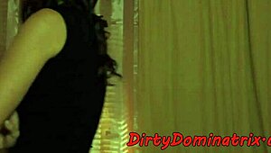 Oh My! Pretty Mistress Punishing Her Pussy Solo!