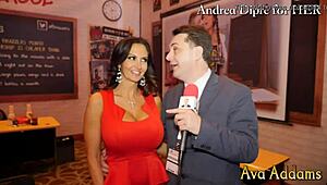 Ava Addams teases with boobs for Andrea Diprè in hot scene