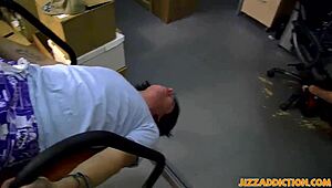 Adorable Gay Twink Blows Two Dicks!