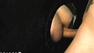 GenderX - Natalie Mars Drilled Hard in Gloryhole Stall