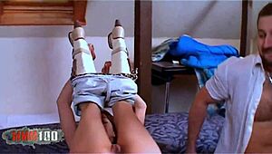 very wild anal fuck with djamy, skinny arab milf babe