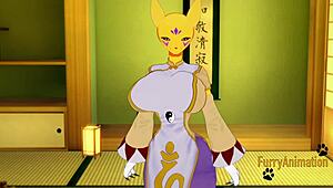 Digimon hentai series with Taomon in the second part