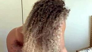 Latina influencer with pierced tits gets sucked by blonde with big ass in homemade video