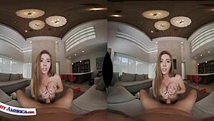 naughty america 2 chicks same time vr with kenna james & veronica weston