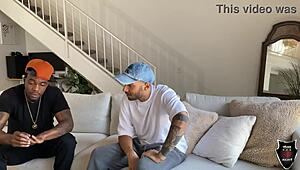 Brunette pornstar mini stallion fucks pussy