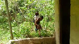 Neighbor Caught Watching Me Bathing, So I Fucked Him Hard in Uncompleted Building.