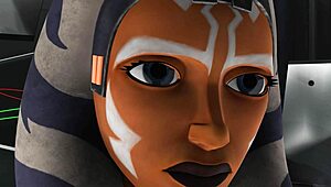 forbidden emotions star wars parody with hentai action