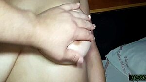 Stunning Redhead Amateur with Natural Tits Gets Wild in Anal Play