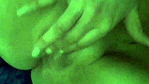 Private late-night fingering session by my wife