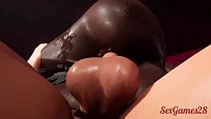 Futa Fucks Two Black Girls With Big Tits.