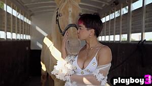 yo, check mia valentine showing off her curvy body. those big tits and ass tho!