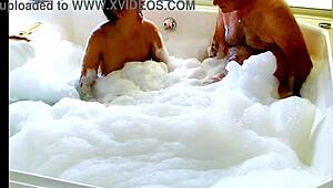 Fun And Sex In Jacuzzi With Big Tits And Ass!