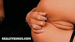 owlcrystal teases with beautiful tits before massive cumshot on face