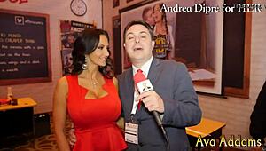 Ava Addams teases with boobs for Andrea Diprè in hot scene