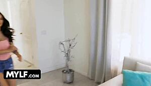 Man, Gam Gams got me wild with Maddy May and Brittany Andrews swapping cum