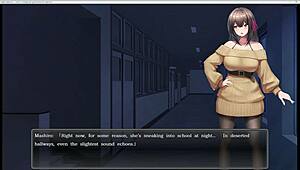 hey, late night exposure part 2, anime game fun with outdoor toys and hentai vibes 😏